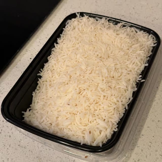 Steamed Rice.