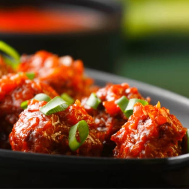 Chicken Manchurian.