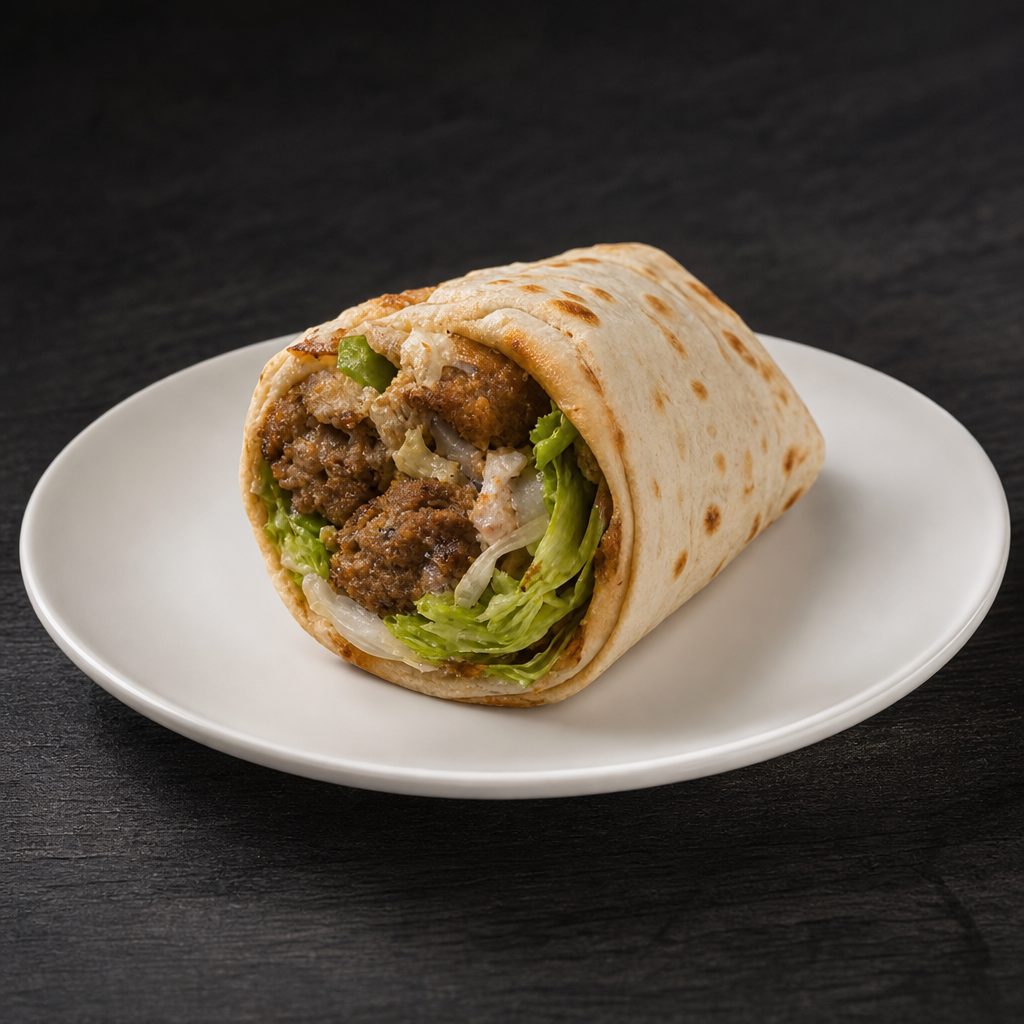 Seekh Kabab Wrap.