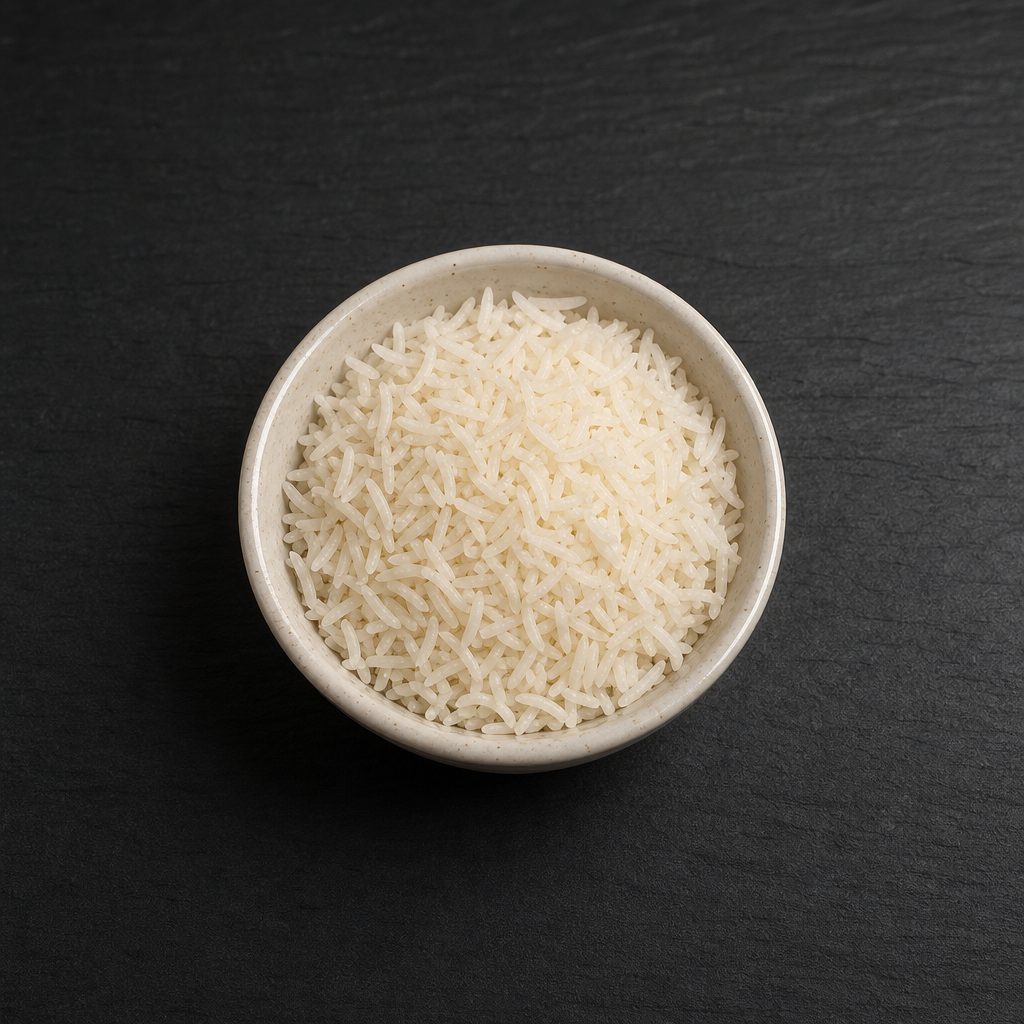 Steamed Rice.