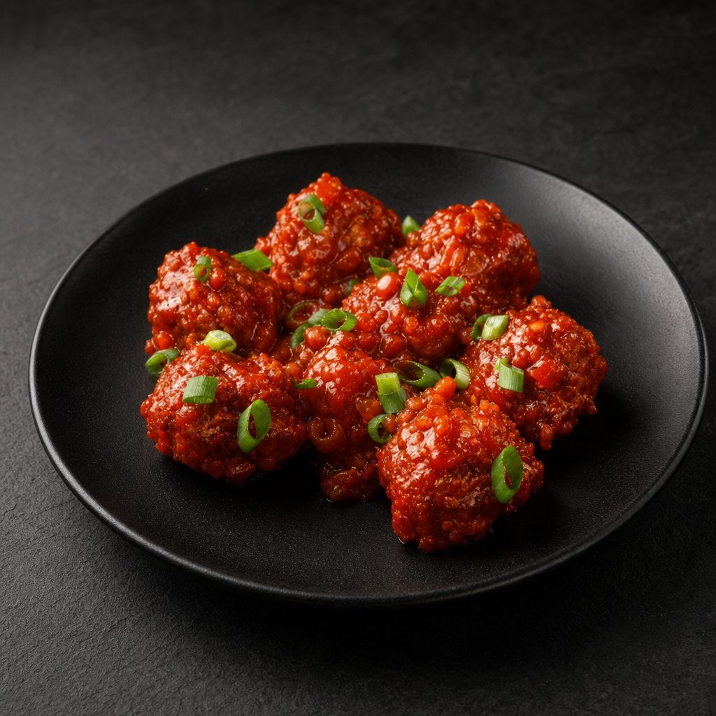 Chicken Manchurian.