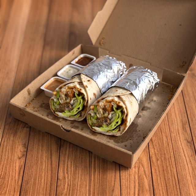 Seekh Kabab Wrap.