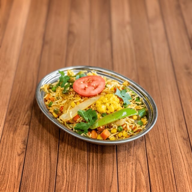 Mix Vegetable Biryani.