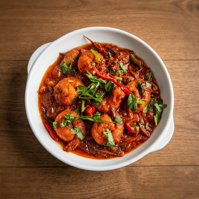Shrimp Tikka Masala.