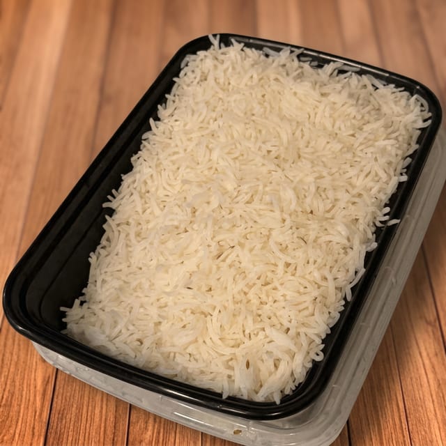 Steamed Rice.