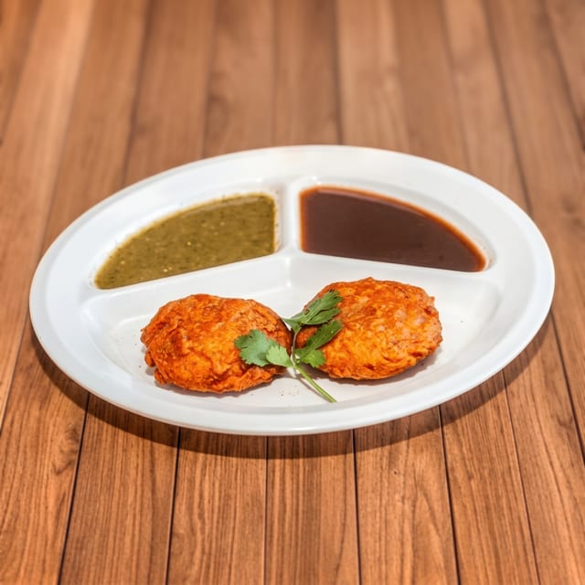 Aloo Tikki Chaat.