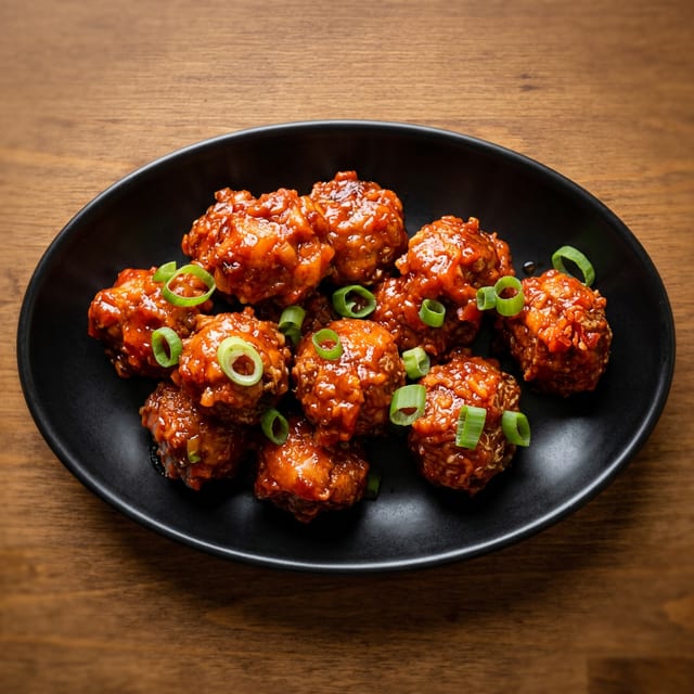 Chicken Manchurian.